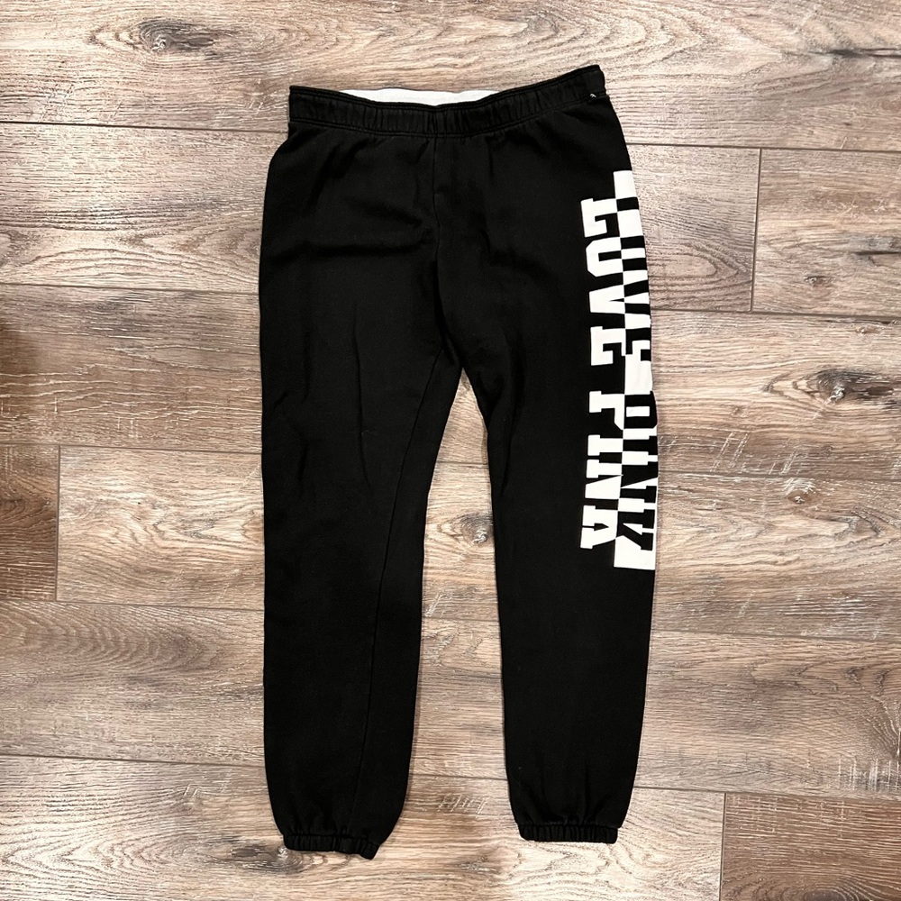 Victorias Secret Pink Sweat Pants with Elastic Cuff Size XS